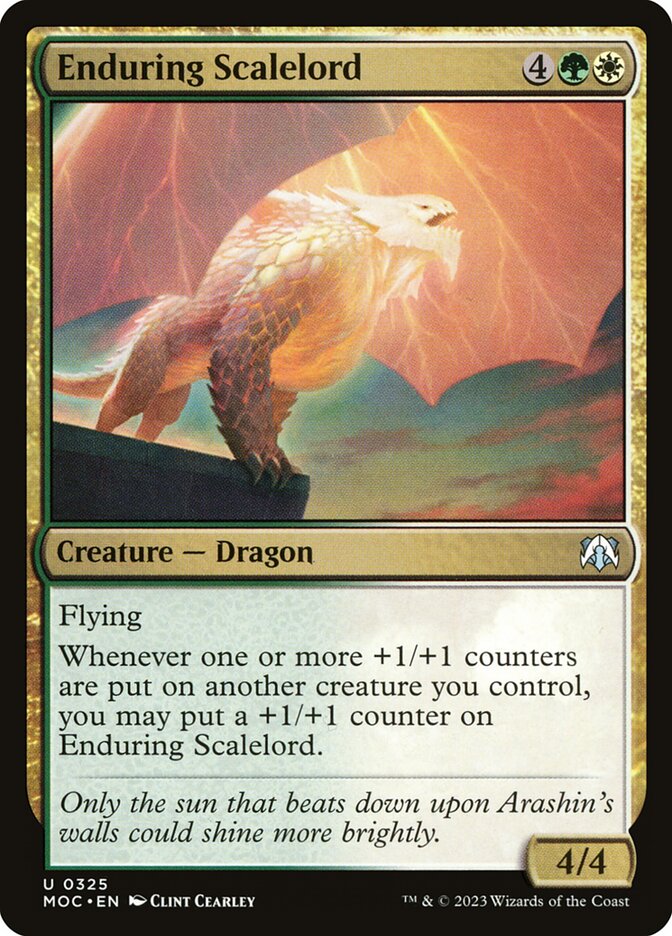 Enduring Scalelord card front