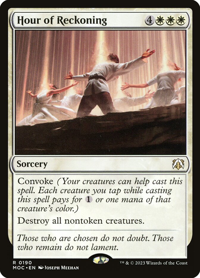 Hour of Reckoning card front