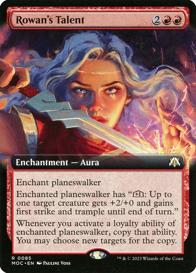 Rowan's Talent card front