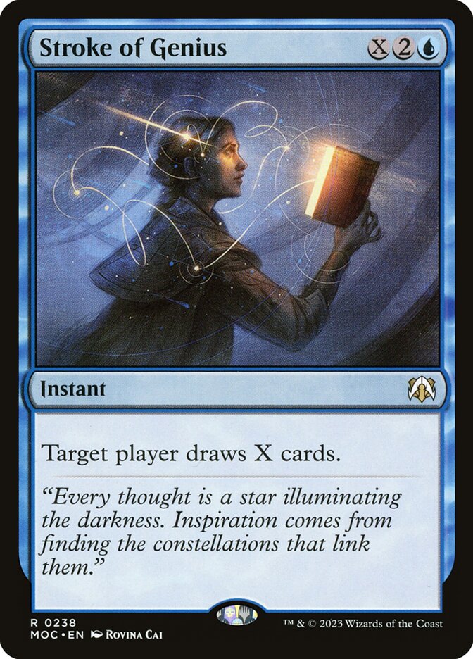 Stroke of Genius card front