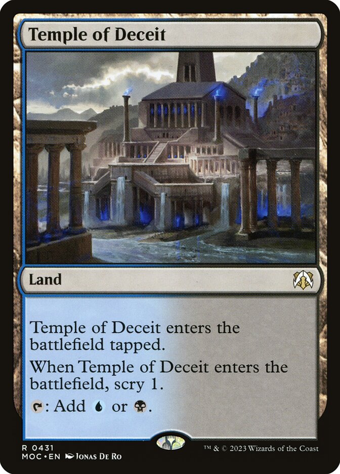 Temple of Deceit card front
