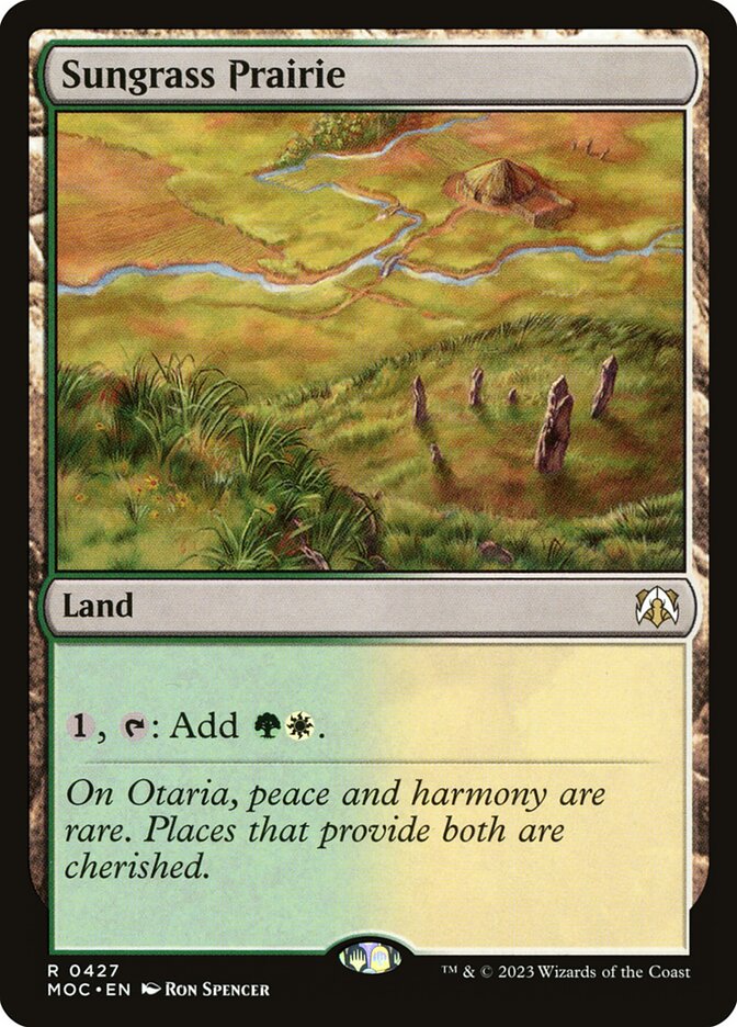 Sungrass Prairie card front