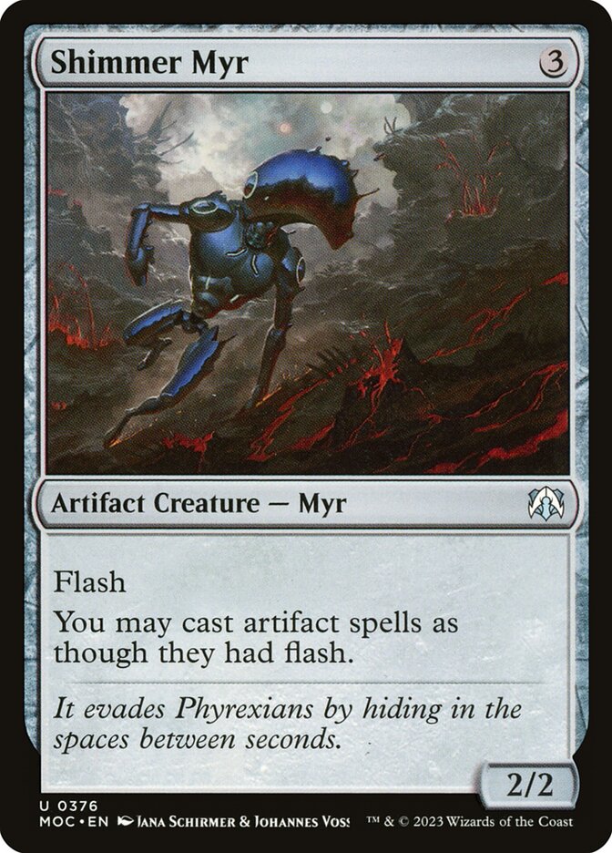 Shimmer Myr card front