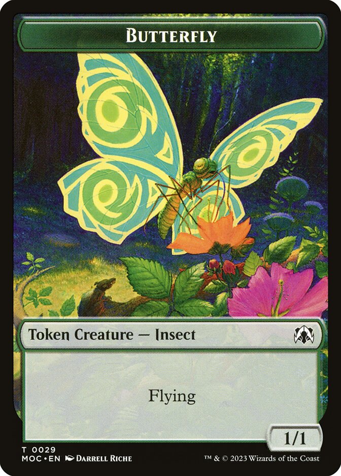 Butterfly card front