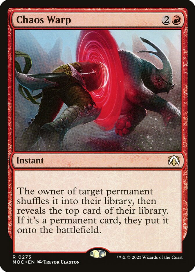 Chaos Warp card front