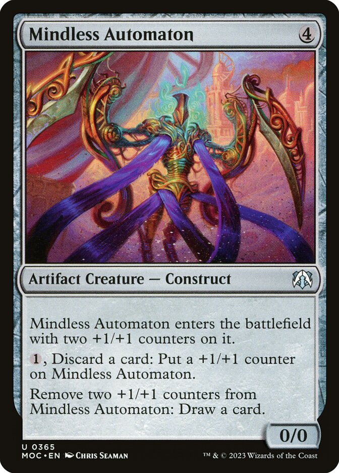 Mindless Automaton card front