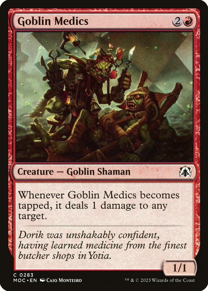 Goblin Medics card front