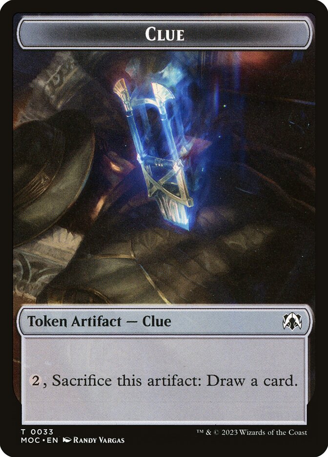 Clue card front