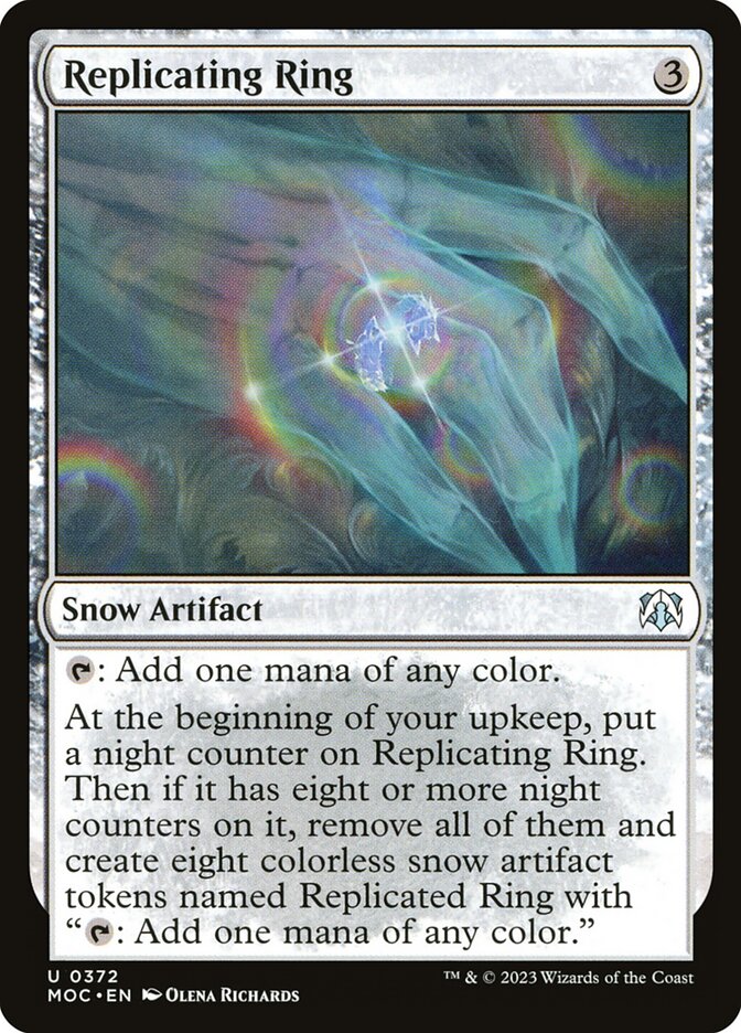 Replicating Ring card front