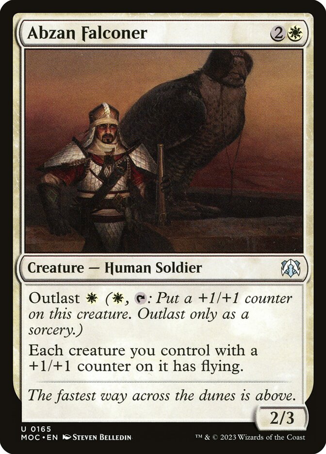 Abzan Falconer card front