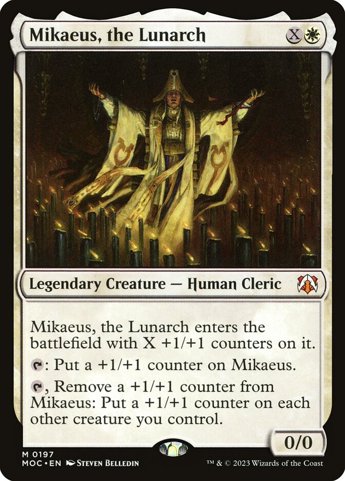 Mikaeus, the Lunarch card front