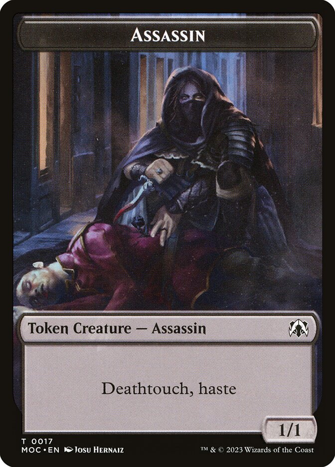 Assassin card front