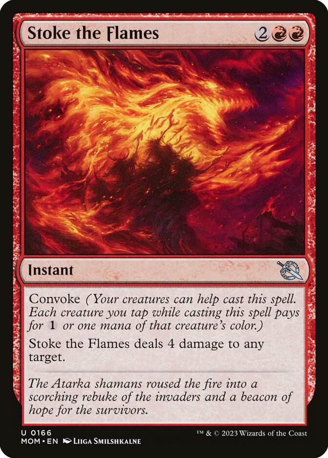 Stoke the Flames card front