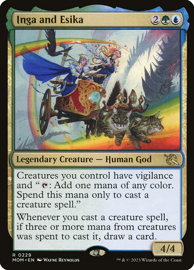 Inga and Esika card front