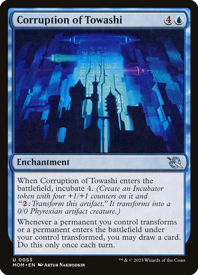Corruption of Towashi card front