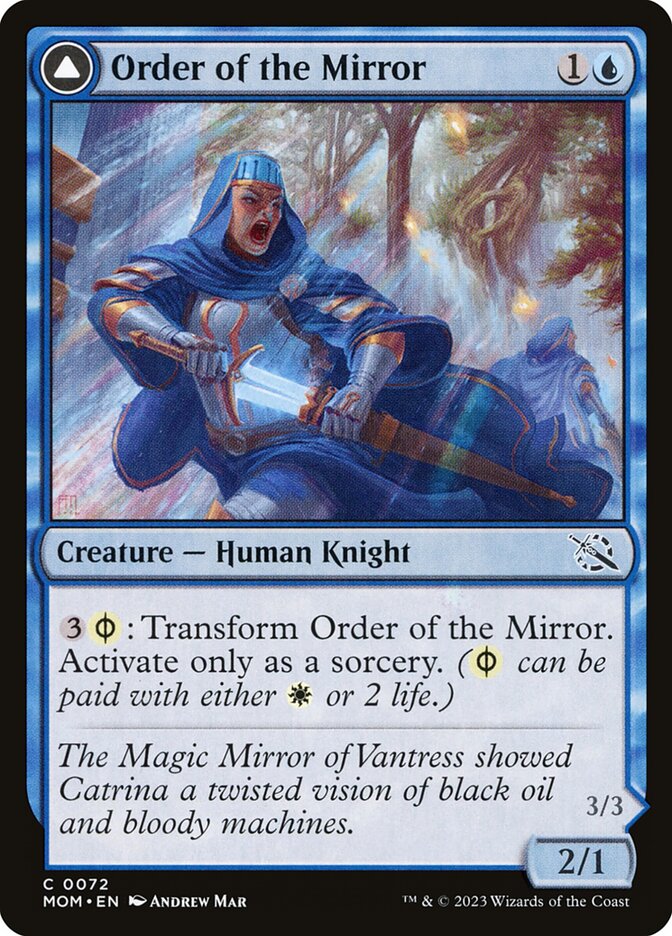 Order of the Mirror card front