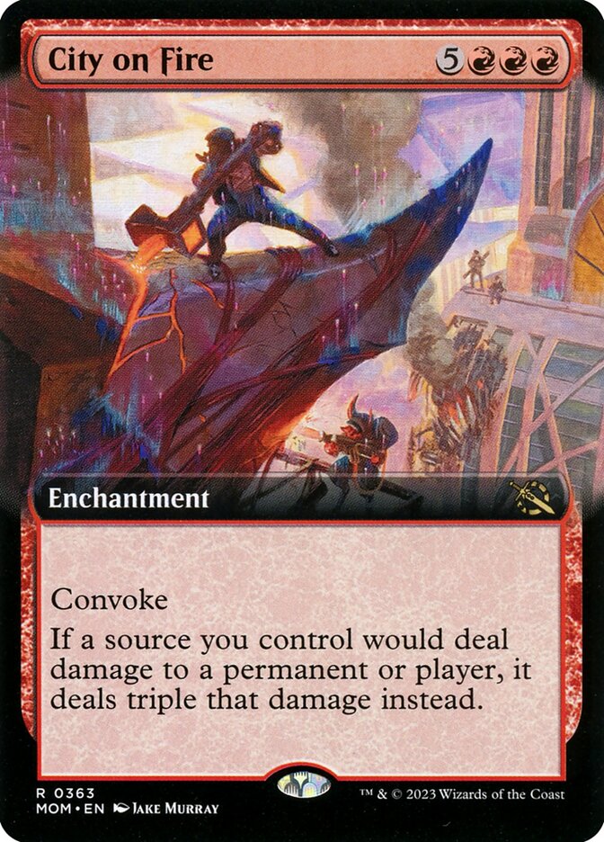 City on Fire card front