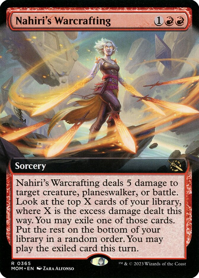 Nahiri's Warcrafting card front