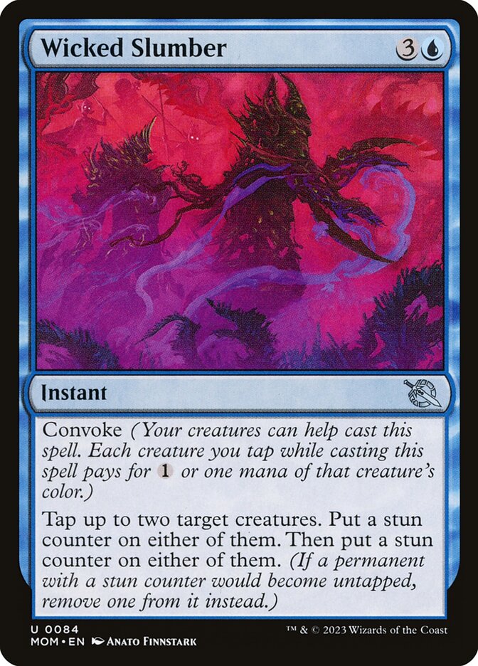 Wicked Slumber card front