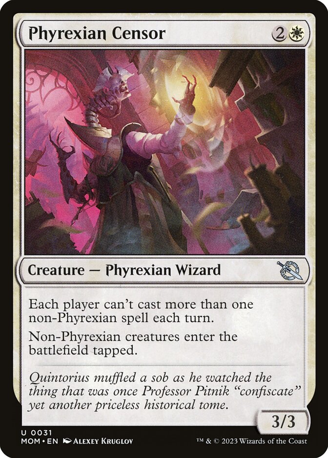 Phyrexian Censor card front
