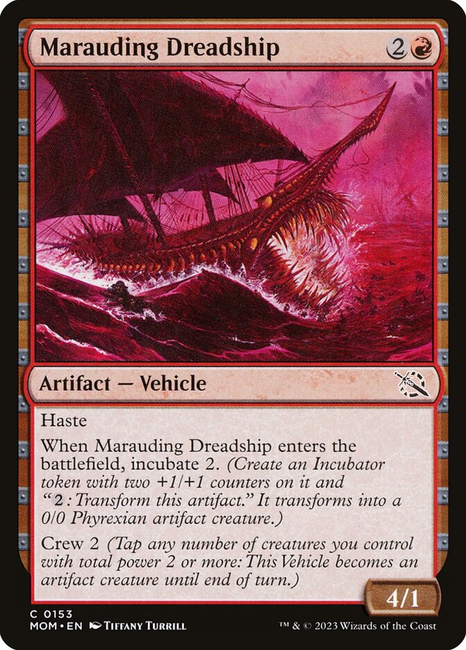 Marauding Dreadship card front
