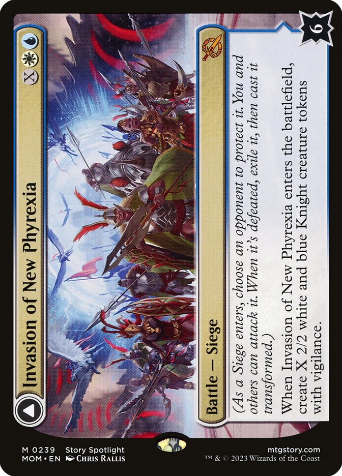 Invasion of New Phyrexia card front