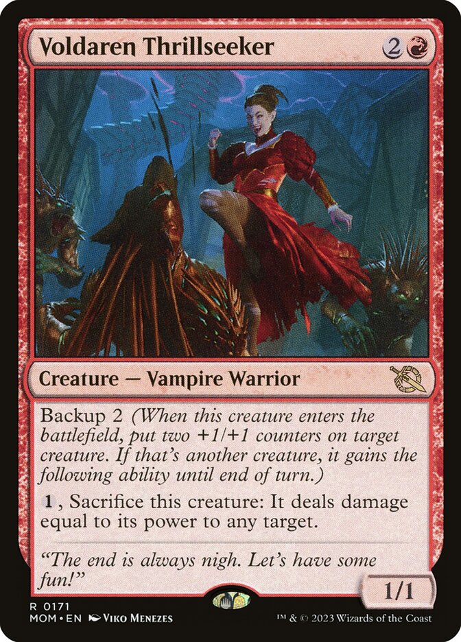 Voldaren Thrillseeker card front
