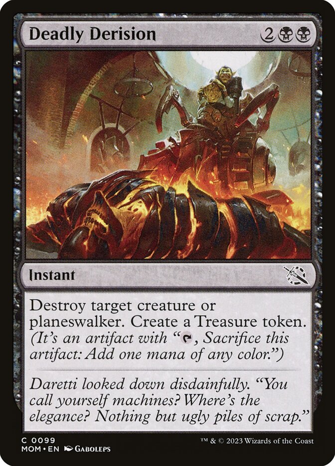 Deadly Derision card front