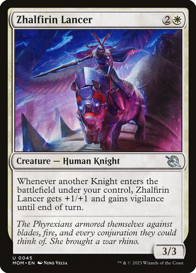 Zhalfirin Lancer card front