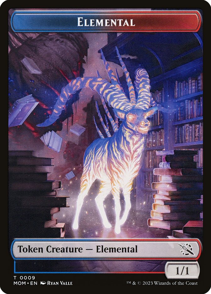 Elemental card front