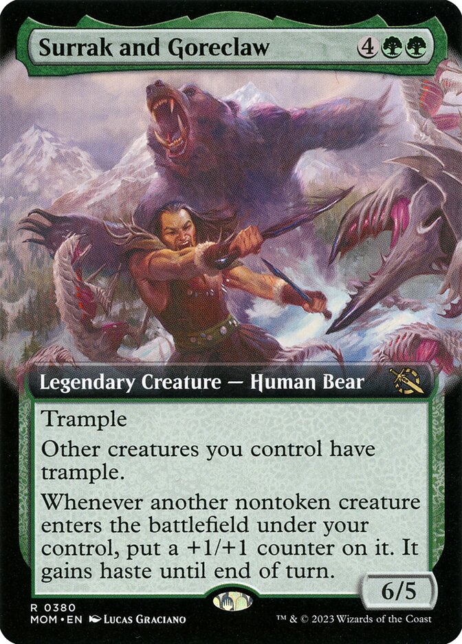 Surrak and Goreclaw card front