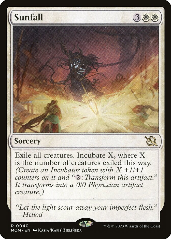 Sunfall card front