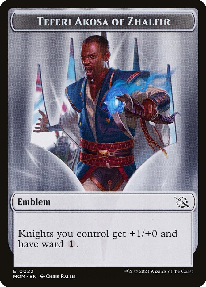Teferi Akosa of Zhalfir Emblem card front