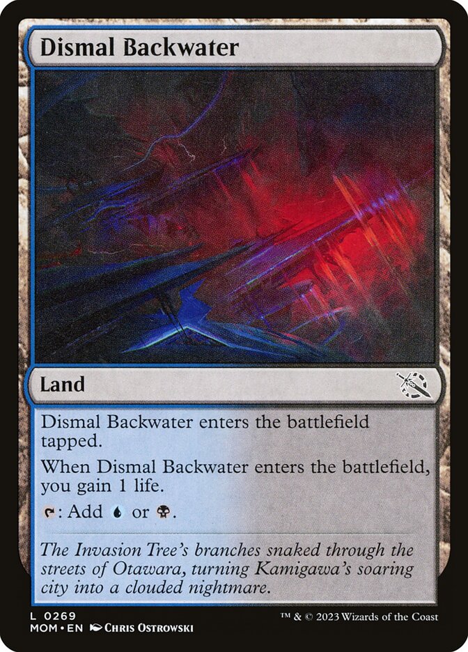 Dismal Backwater card front