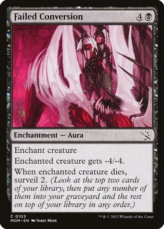 Failed Conversion card front