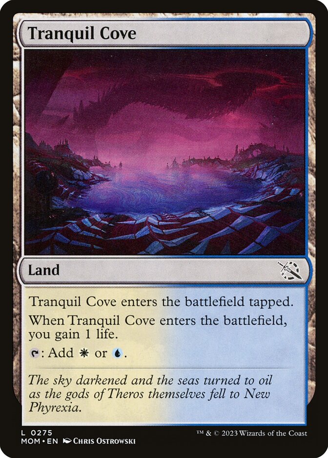 Tranquil Cove card front