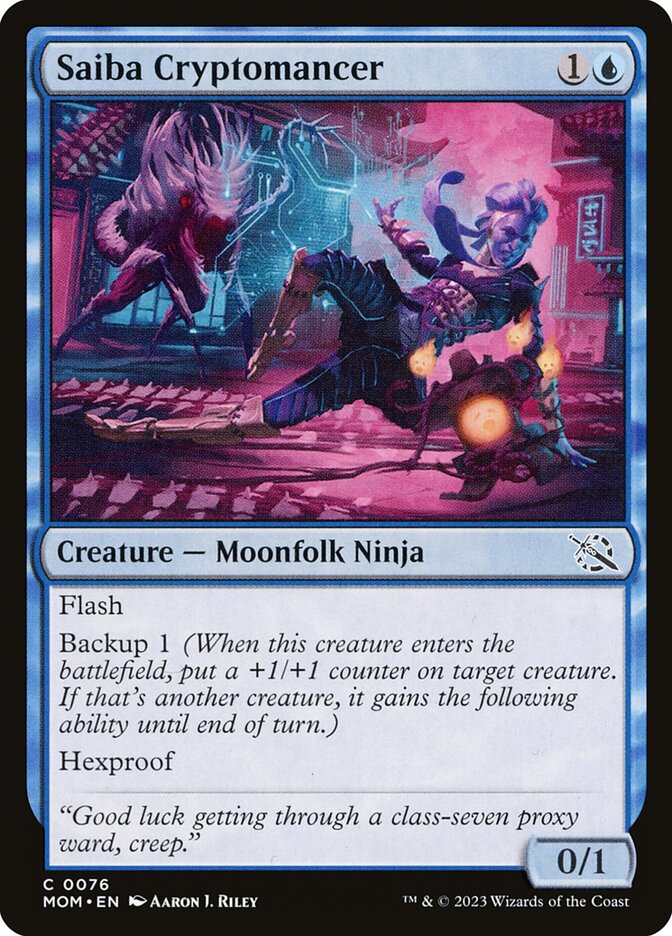Saiba Cryptomancer card front