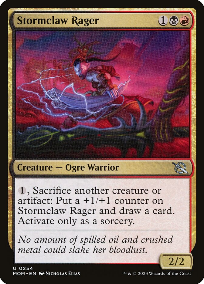 Stormclaw Rager card front