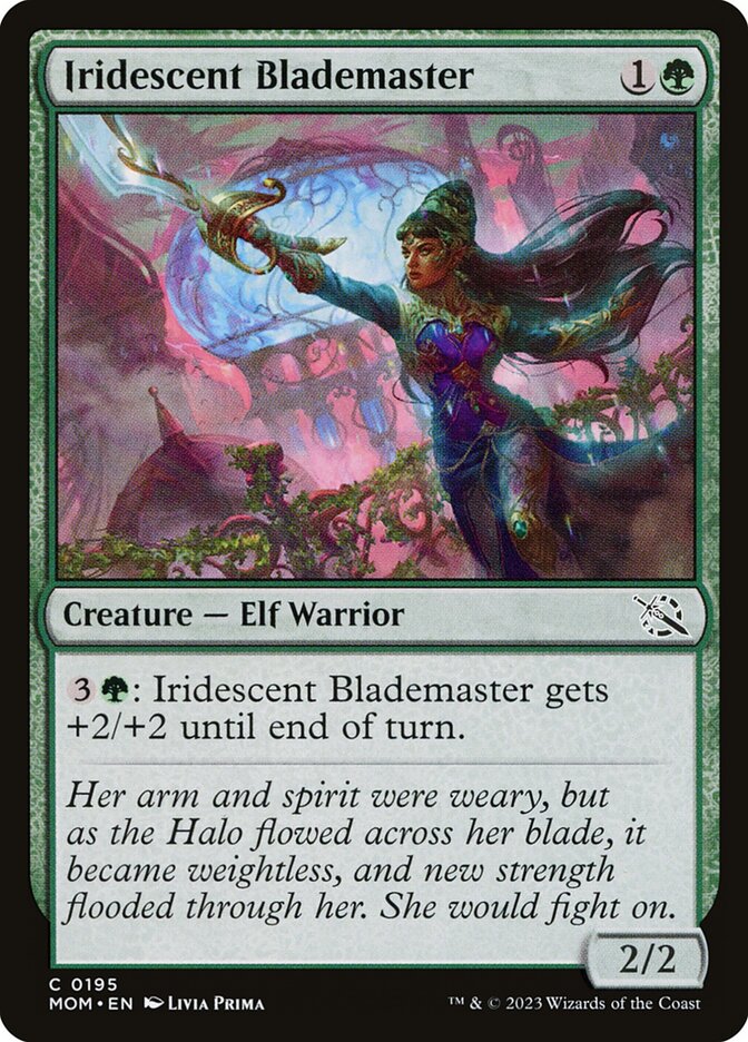 Iridescent Blademaster card front