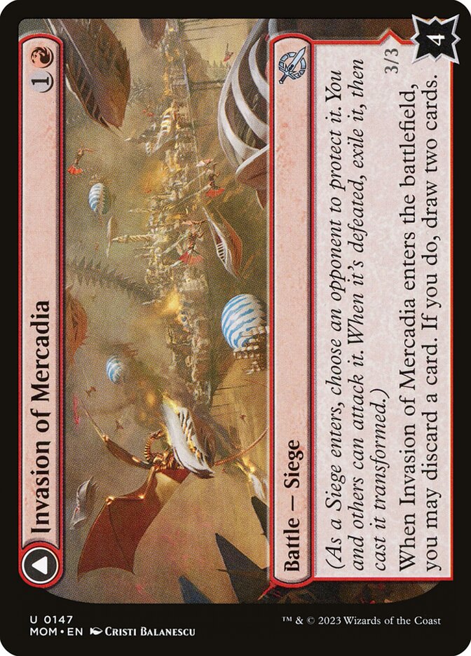 Invasion of Mercadia card front