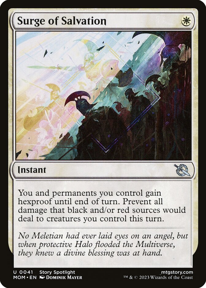 Surge of Salvation card front
