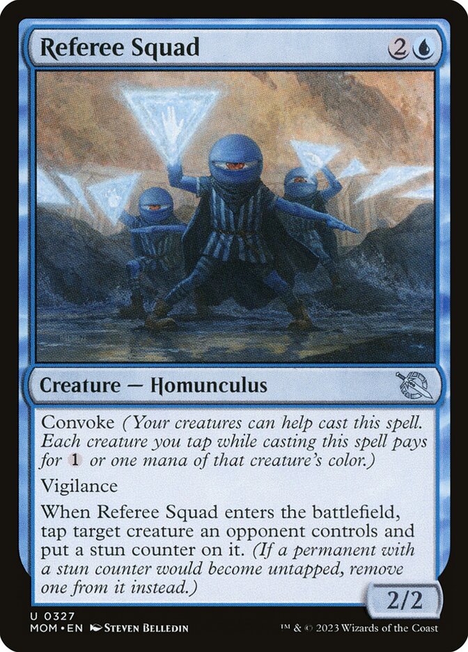 Referee Squad card front