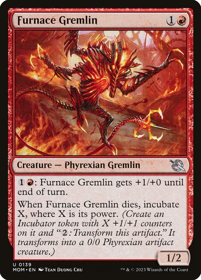 Furnace Gremlin card front