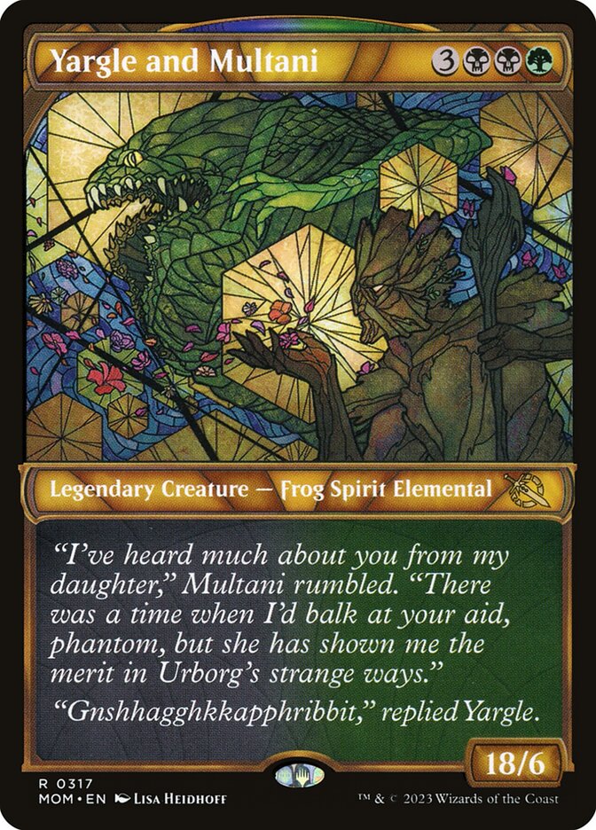 Yargle and Multani card front