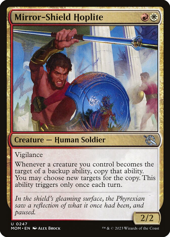 Mirror-Shield Hoplite card front