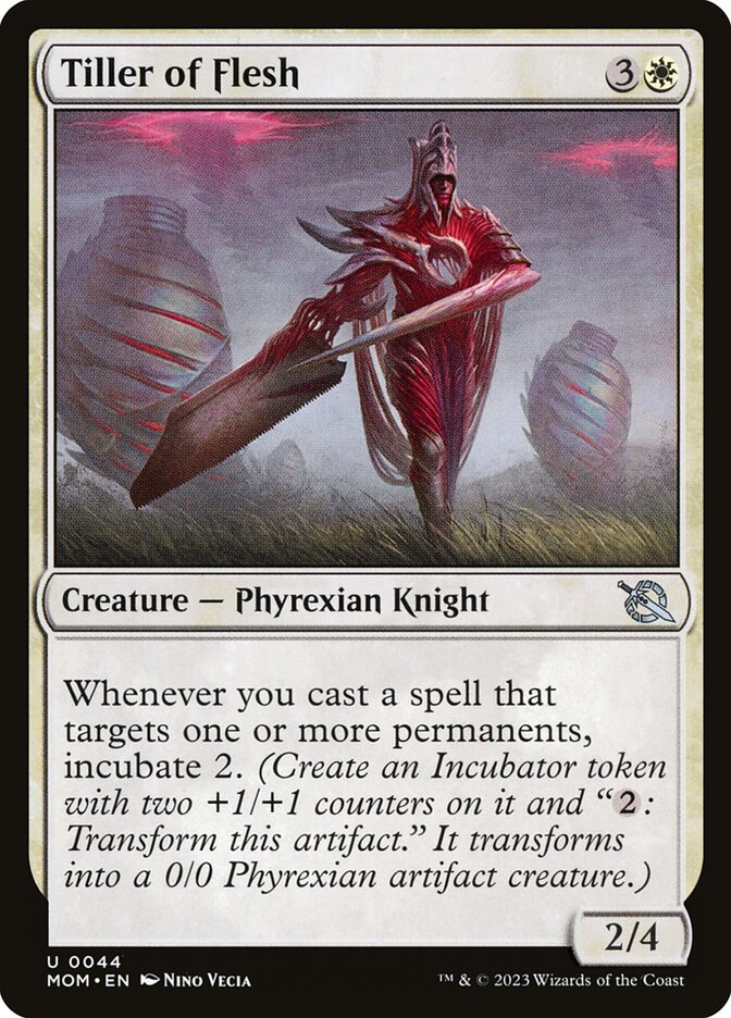 Tiller of Flesh card front