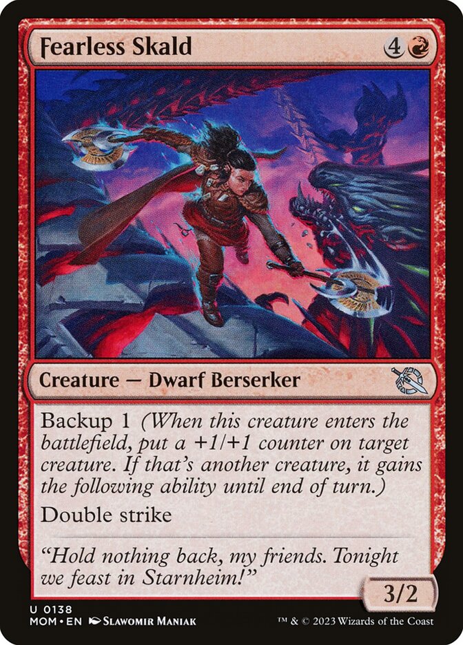 Fearless Skald card front