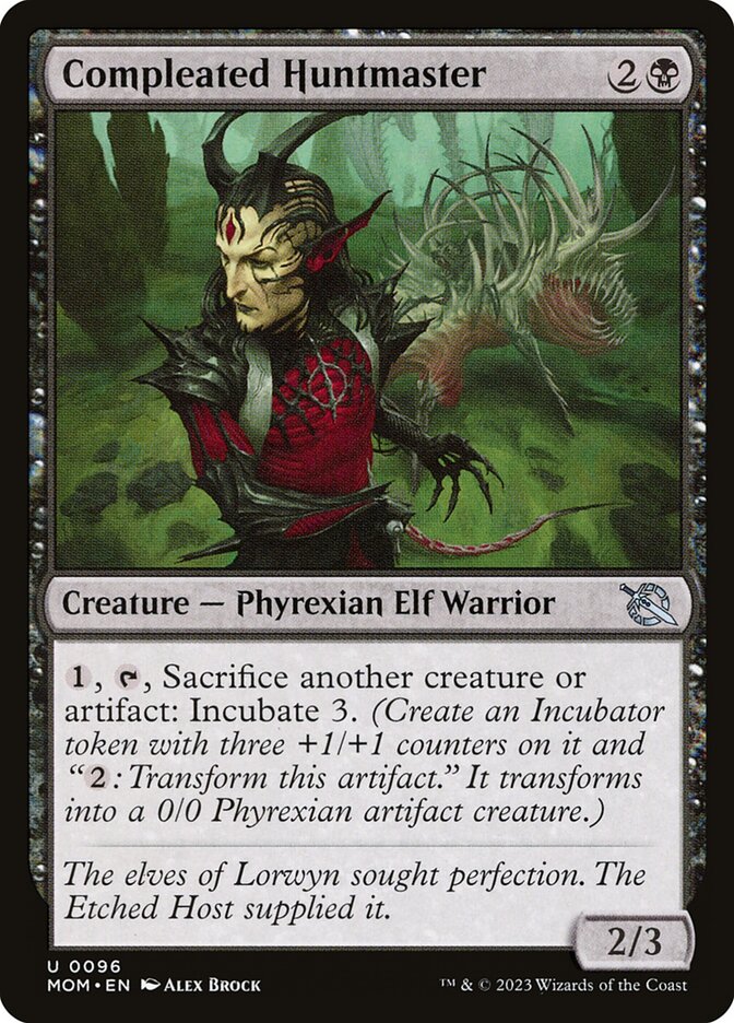 Compleated Huntmaster card front