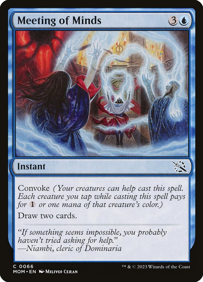 Meeting of Minds card front