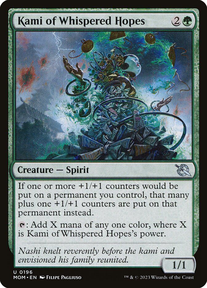Kami of Whispered Hopes card front